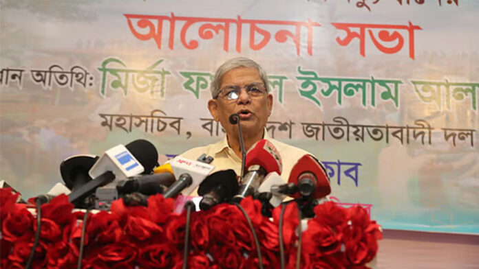 বিএনপি মহাসচিব মির্জা ফখরুল ইসলাম আলমগীর