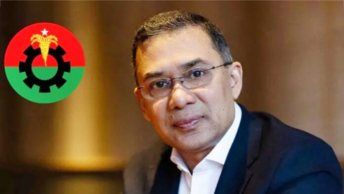 বিএনপির ভারপ্রাপ্ত চেয়ারম্যান তারেক রহমান