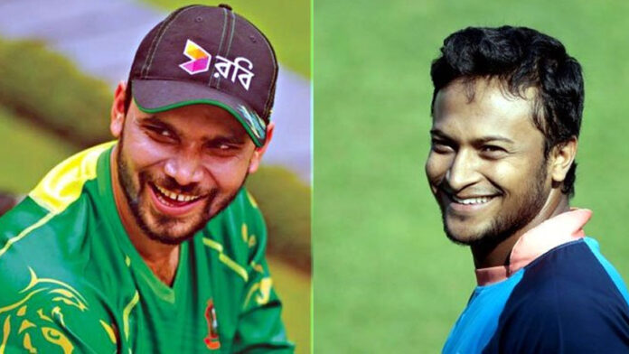 মাশরাফী বিন মোর্ত্তজা ও সাকিব আল হাসান