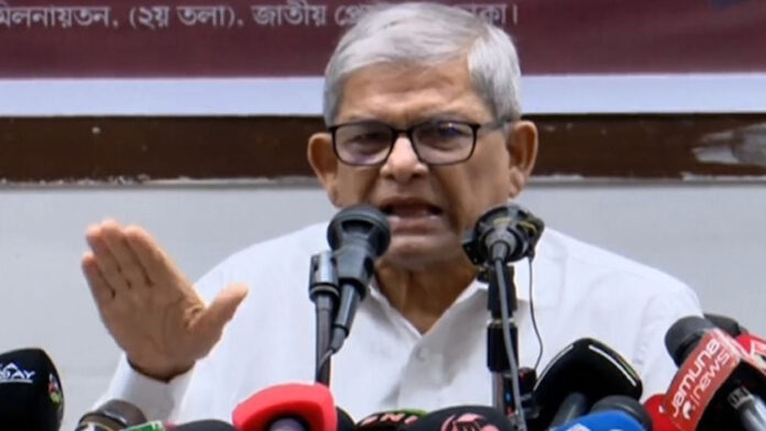 বিএনপি মহাসচিব মির্জা ফখরুল ইসলাম আলমগীর