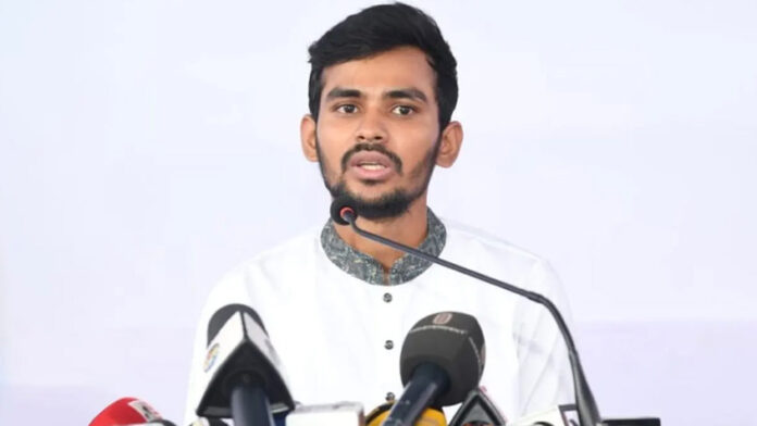 যুব ও ক্রীড়া মন্ত্রণালয়ের উপদেষ্টা আসিফ মাহমুদ সজীব ভূঁইয়া