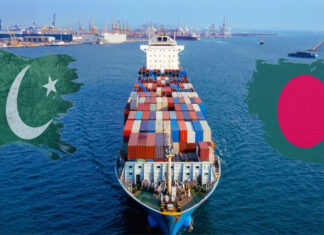 সরাসরি জাহাজ চলাচল শুরু হলো বাংলাদেশ ও পাকিস্তানের মধ্যে
